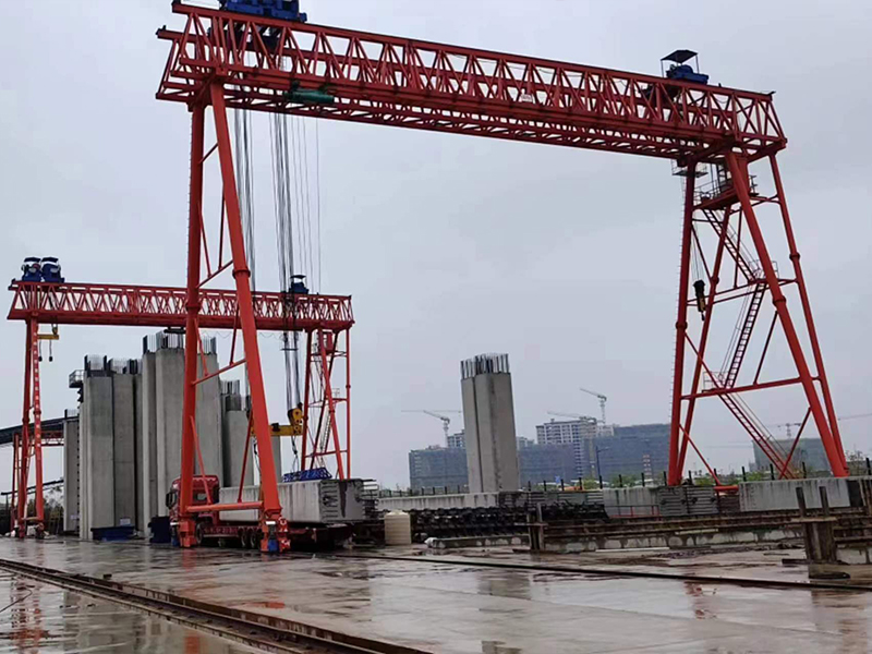 中冶集團(tuán)贛州贛南大道項(xiàng)目MG160T-30M-21M龍門(mén)吊